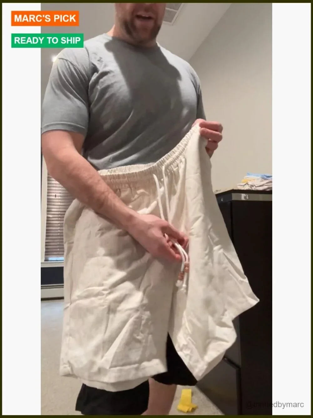 Men's Linen Shorts Drawstring Waist Lightweight Summer Casual Beach